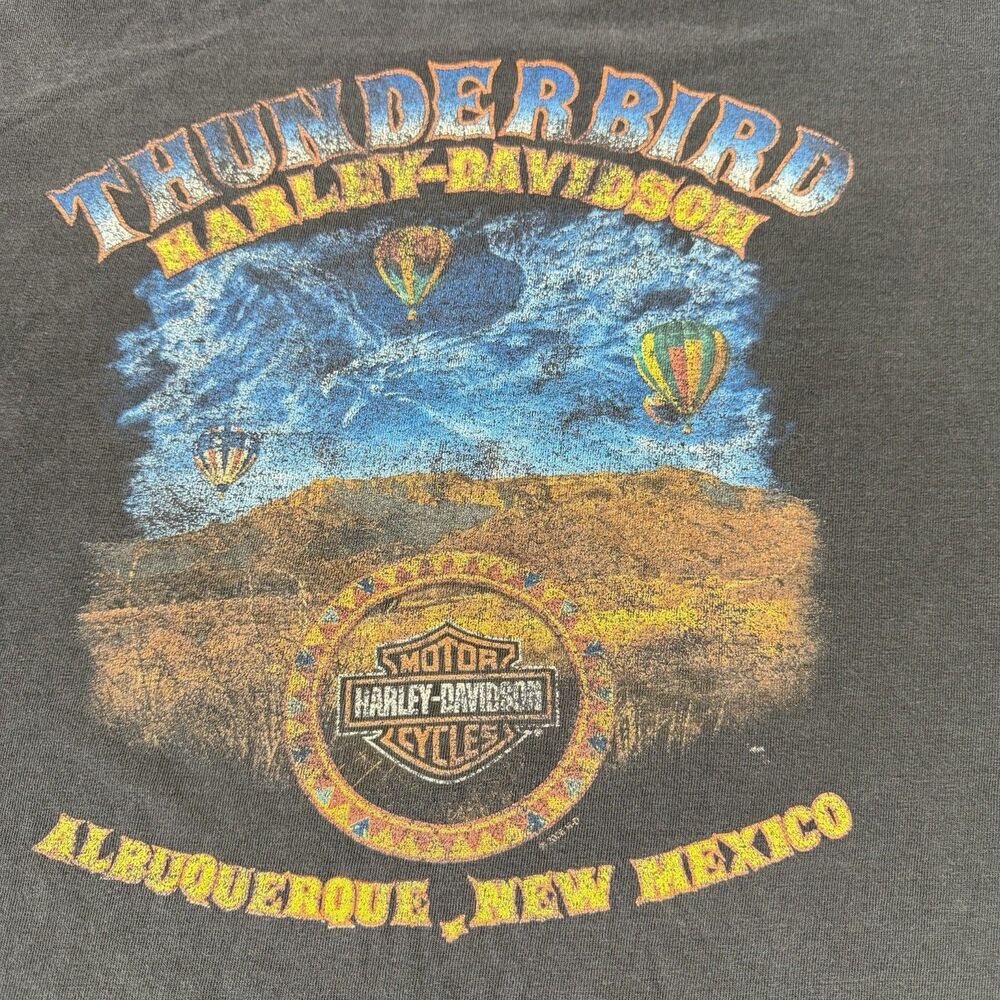 Thunderbird Harley-Davidson Albuquerque NM Mens 3-X T-Shirt